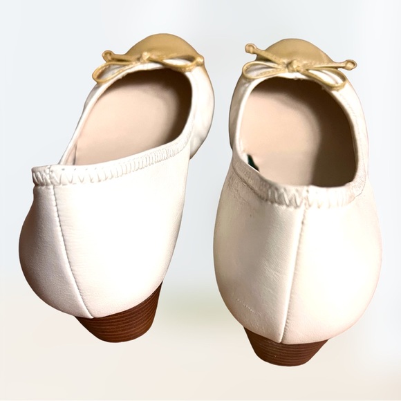 Wittner Leather Ashes Round Toe Slip On With  Bow ,Wedge Sole size 40 AU 9.5 - Picture 2 of 10